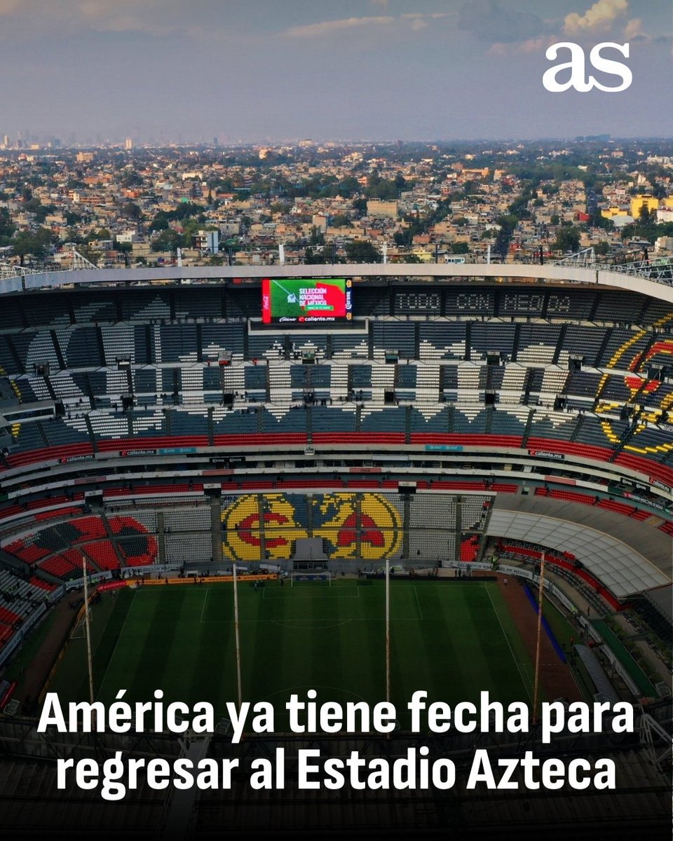 ¡DE VUELTA A CASA! 🦅🏟️

De acuerdo a información de Alejandro Orvañanos de Claro Sports, el Club América volverá al Estadio Azteca el 11 de abril para el Clásico Joven ante Cruz Azul.
