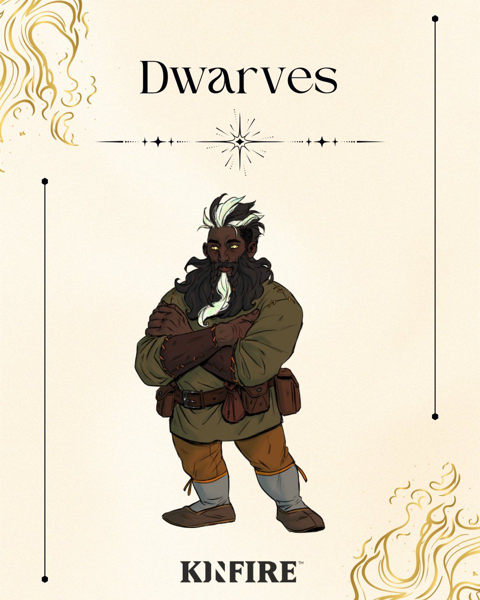 incredidream's tweet image. Born human. Changed forever. 🔥🔥
The dwarves of Dwar Fell carry kinfire in their blood, and history in their bones.

#kinfire #kinfirecouncil #lorethursday