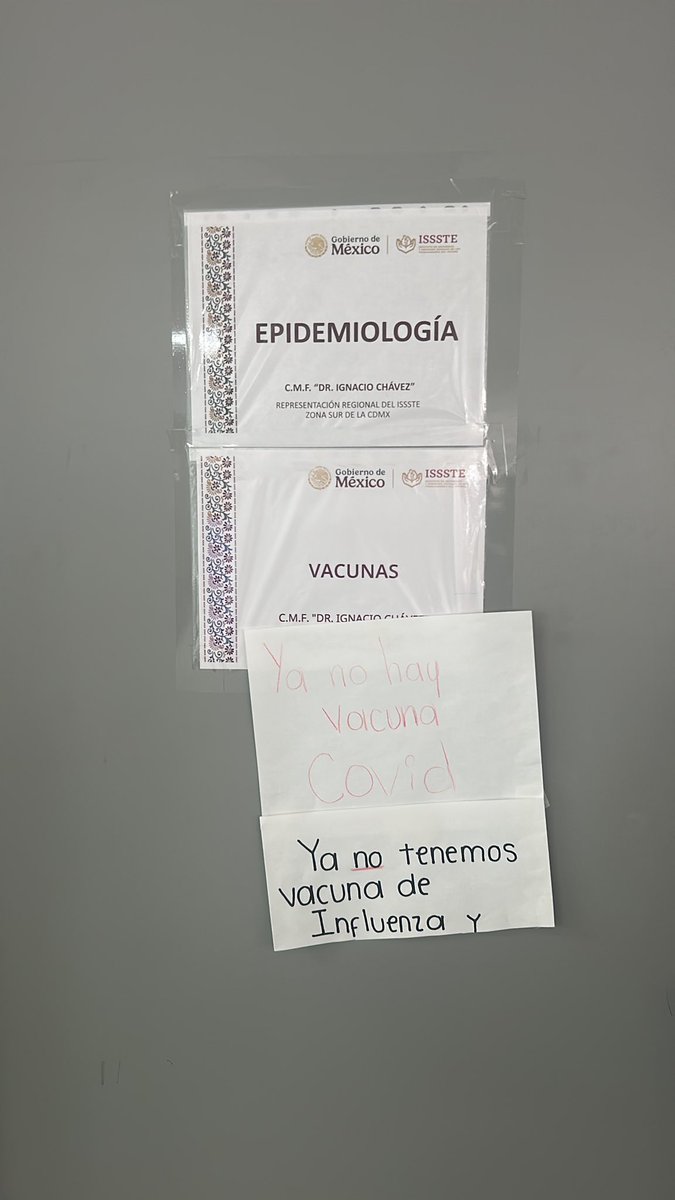 Blancagh1's tweet photo. @ISSSTE_mx Cuando enviarán más vacunas https://t.co/iMt8Dg4d3D