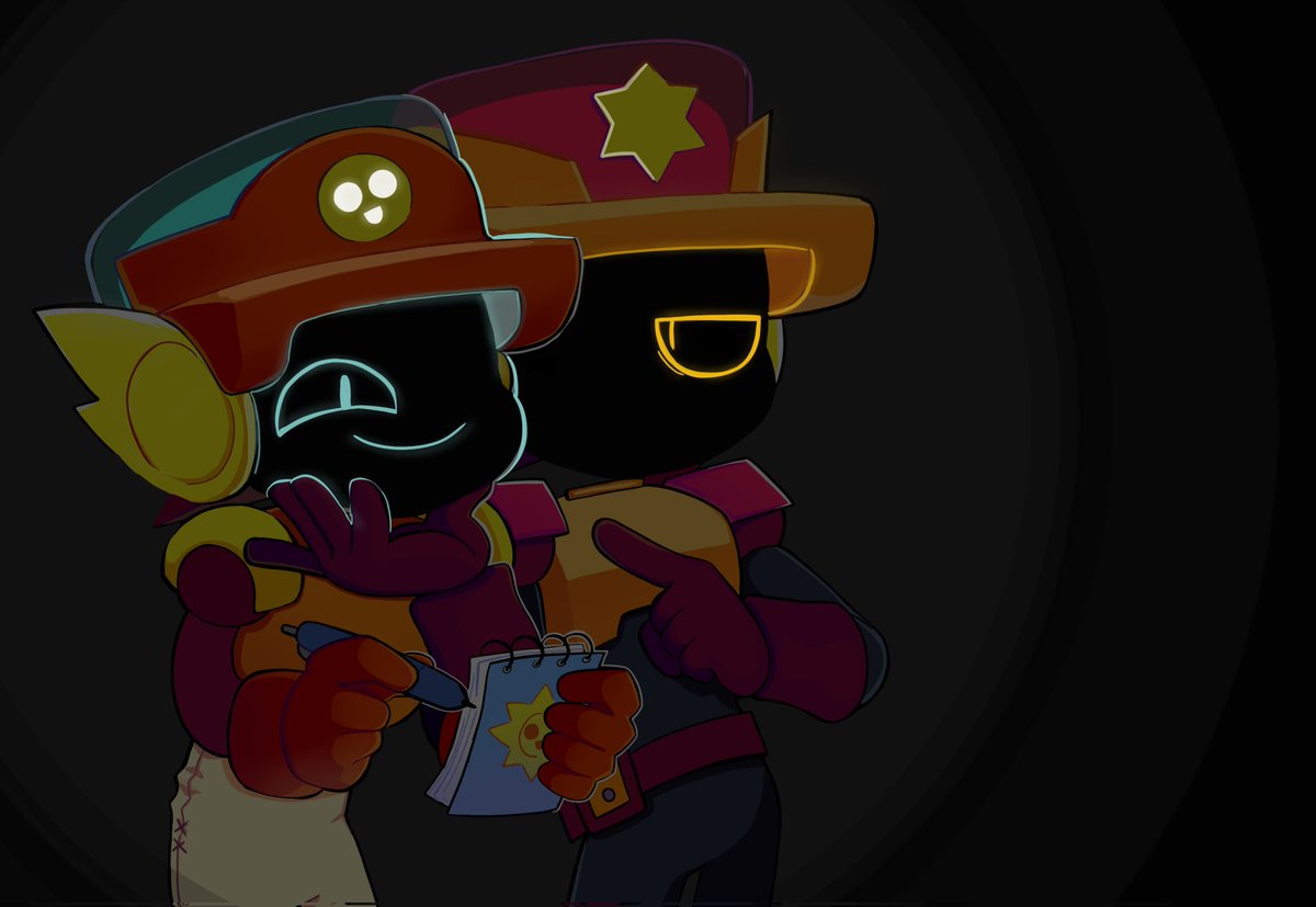 Leonsboss's tweet image. Immmm not back :DDD
#Brawlstarsfanart #larryandlawrie