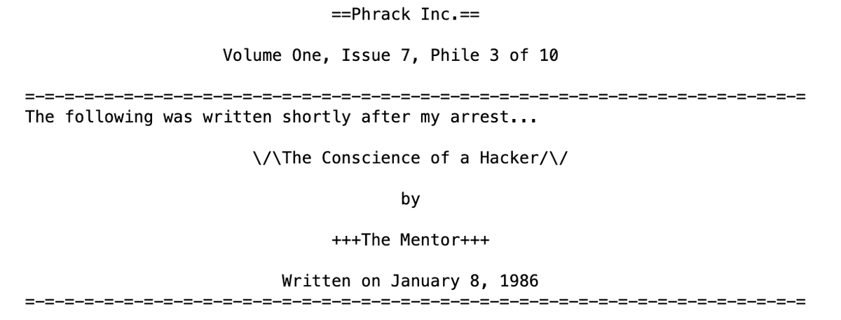 Phrack Zine tweet media