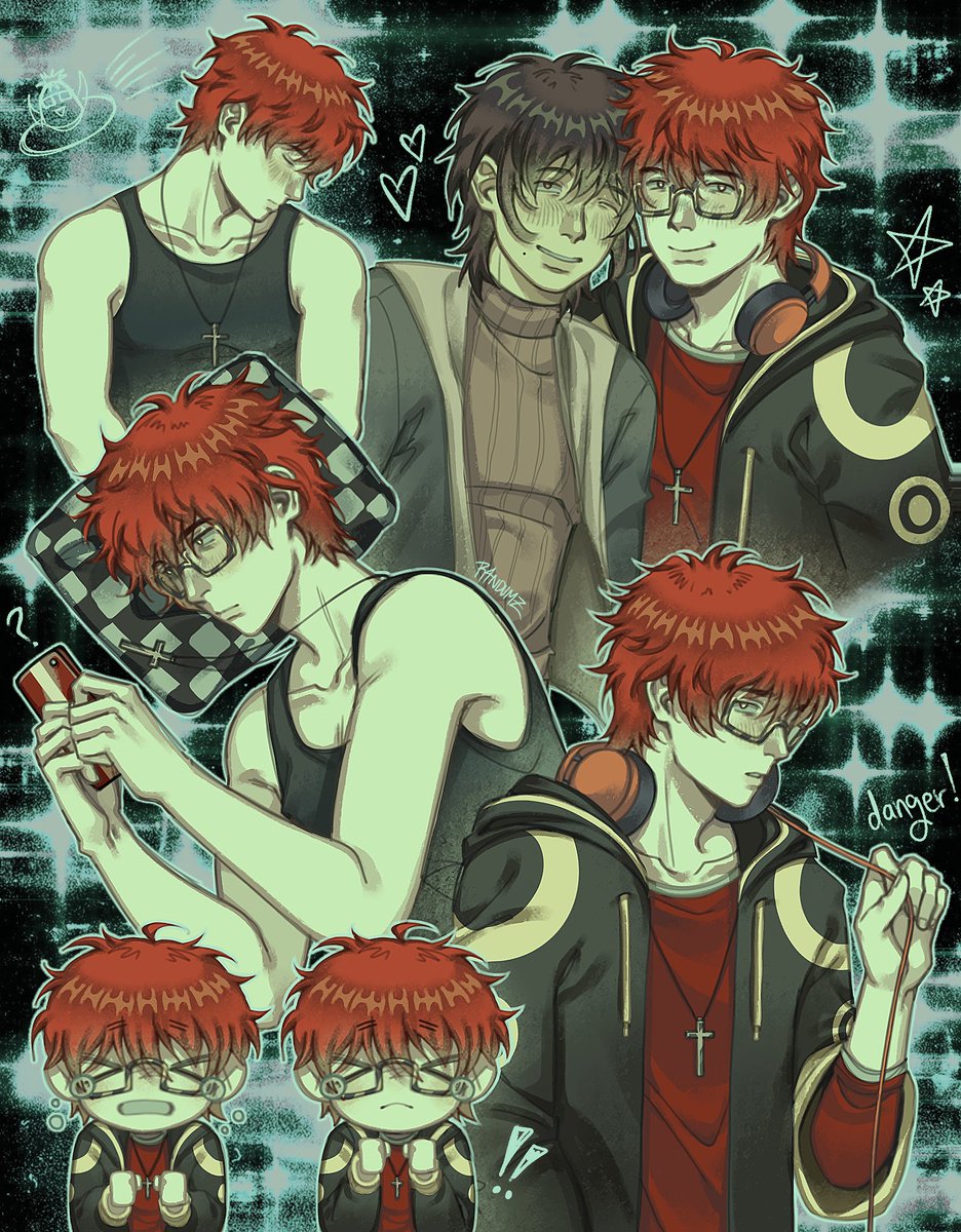 r4ndumz's tweet image. eheheh epic saeyoung fanart cuz i'm back to playing his route ✮  #707mysticmessenger #mysticmessenger