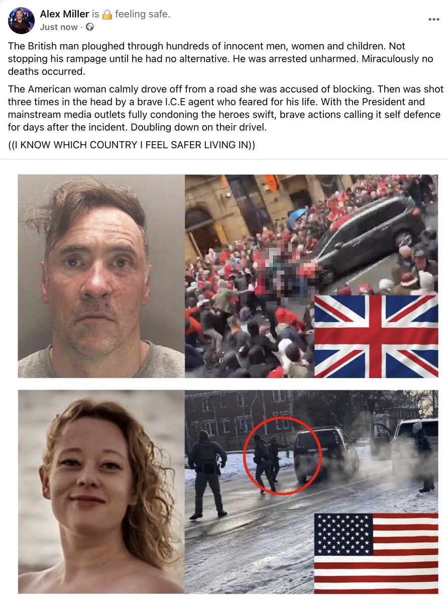 A bit of perspective on what a safe country actually is.
#guncontrolnow #IceAgent #Minnesota #cowardcop