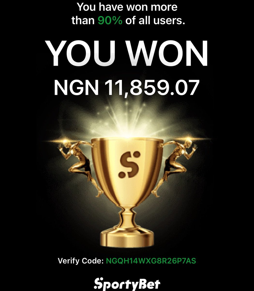 IAMCMONEY's tweet photo. Boom 💥 congratulations to those that played 🏆🏆🏆🏆🏆🏆🏆🏆🏆🏆✅ https://t.co/URNNEWBTZi