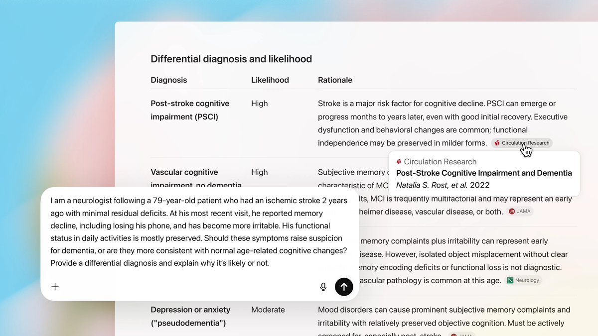 HealthcareAIGuy's tweet photo. NEW: OpenAI launches OpenAI for Healthcare, a set of healthcare-focused AI products built for regulated clinical environments.

It includes ChatGPT for Healthcare and HIPAA-supported APIs, rolling out at major systems &amp; already powering health AI startups (Abridge, EliseAI, etc) https://t.co/E6nrVsHv3e