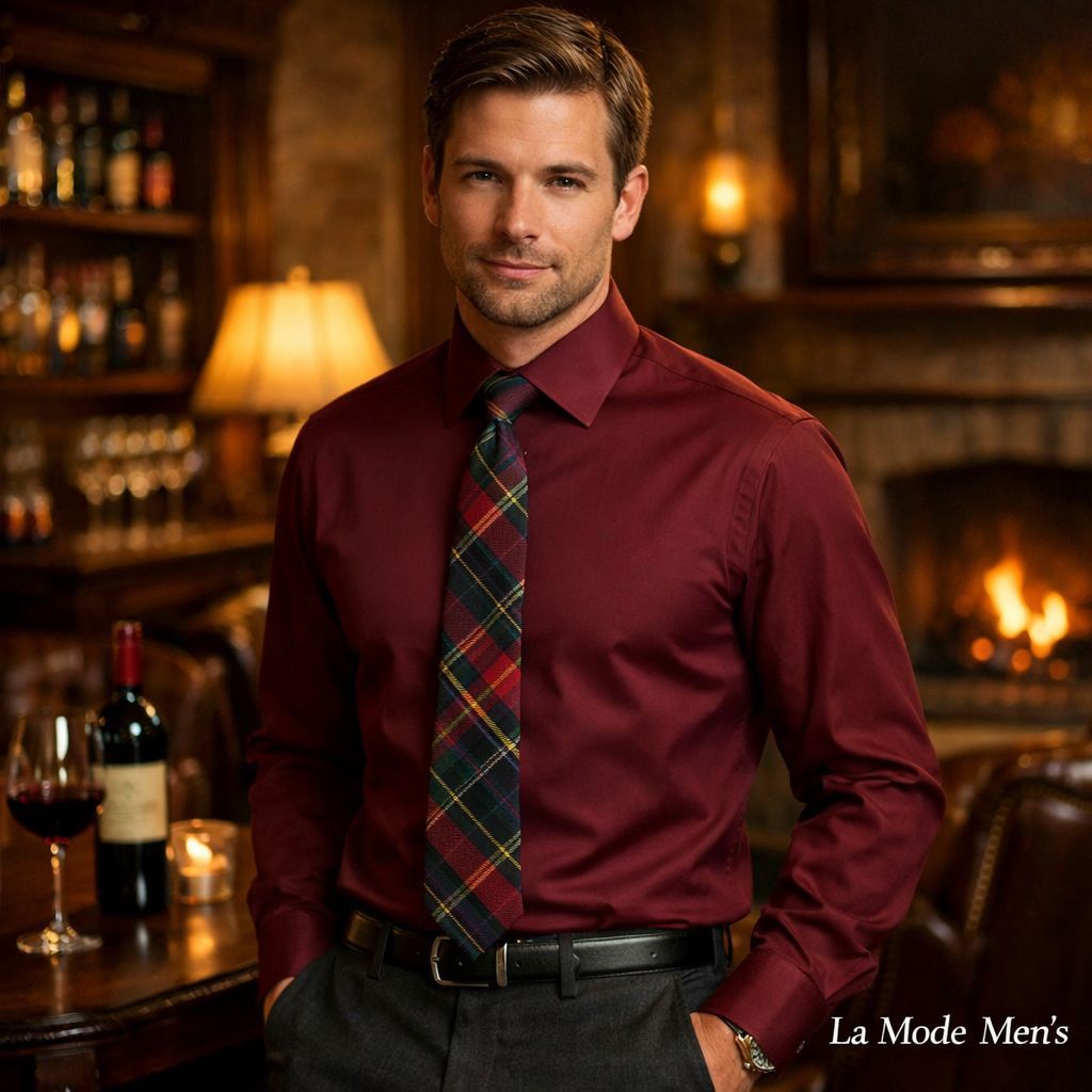 men_mode's tweet image. Fall power dressing done right.
Wine dress shirt. Tartan tie. Charcoal trousers.
Timeless confidence for modern executives.

#LaModeMens #MensStyle #FallFashion #ExecutiveWear #HelpingMenLookGood