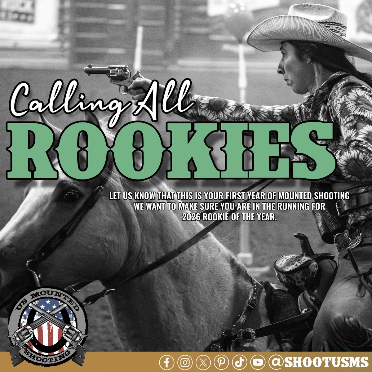 shootusms's tweet photo. Calling All Rookies
Let us know if this is your first year of mounted shooting. We want to make sure that you are listed correctly in the standings as the year progresses, and that you are in the running for Rookie of the Year.

Photo Credit PJ Doolin

#USMS #USMountedShooting https://t.co/n79iIcsdRS