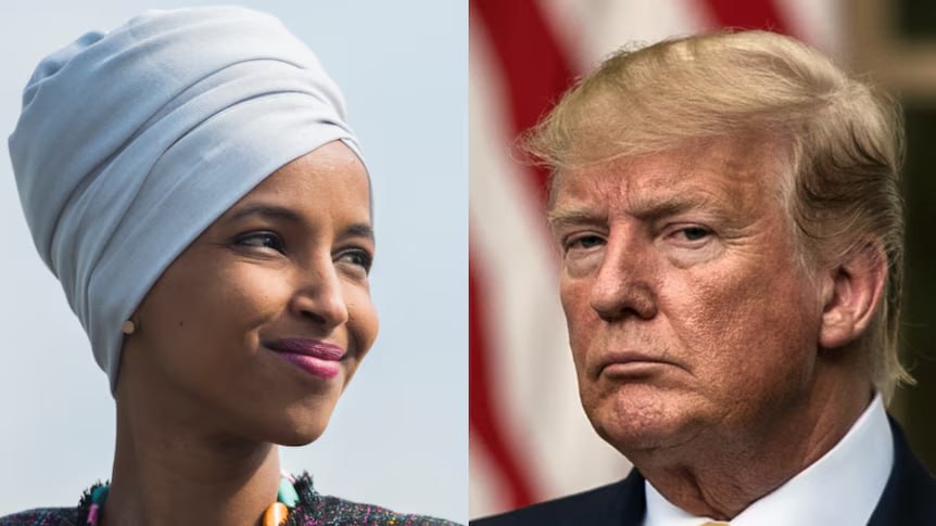 StandUpForTrmp's tweet image. 🚨BREAKING: President Trump just publicly called for Rep Ilhan Omar to be DEPORTED immediately!!

"Every one of them should be forced to leave this country, including Ilhan Omar, who's a total crook, and she's one of the leaders of it”

I STRONGLY SUPPORT THIS

Do you firmly…