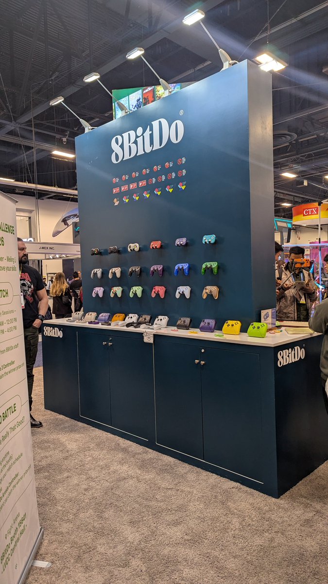 sl33pykuma's tweet photo. #88bitdoCES, #CES2026 

@8Bitdo https://t.co/ovlIl4y82W