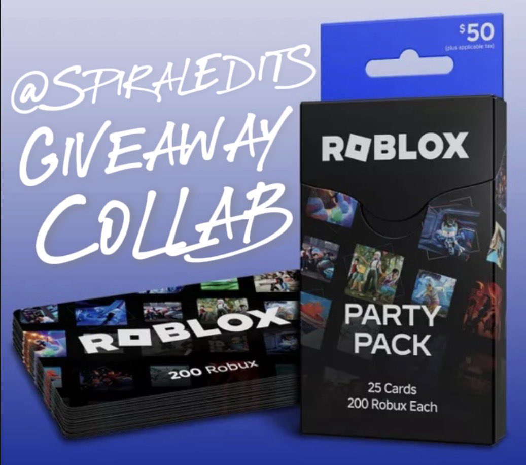 Quarality's tweet image. Roblox Party Pack Code Giveaway 🎁

Requirements-
• Follow @Quarality + @SpiralEdits 
• Like 
• Retweet 
• Comment “DONE” 

Winner Chosen in 72 Hours ⏳
