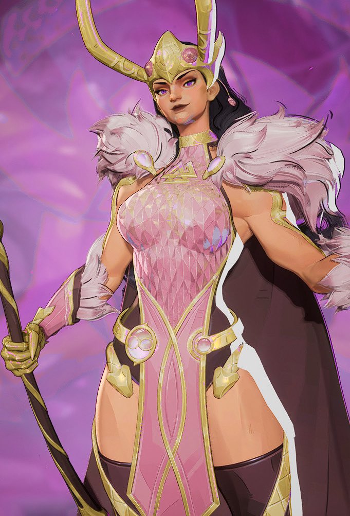 wifugf's tweet image. Pink Lady Loki 🩷