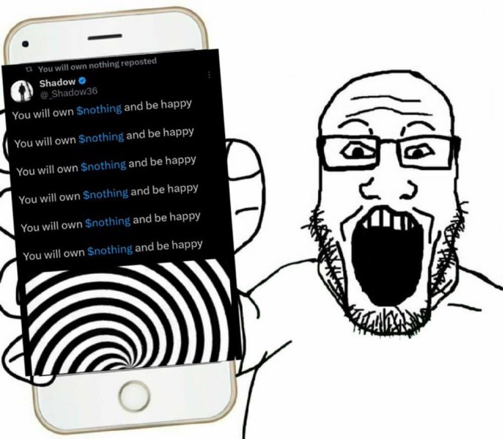 peraa223's tweet photo. This meme hits harder every year.
Subscriptions. Debt. Renting everything.
Owning $NOTHING feels ironic…
Until it doesn’t.
CA: F7pB3ZdfBnyFw2LRHydWEn9BmhEa5XihXLjhySFRpump
#OwnNothing #Solana #NOTHING $NOTHING https://t.co/3DhNY0XzKz