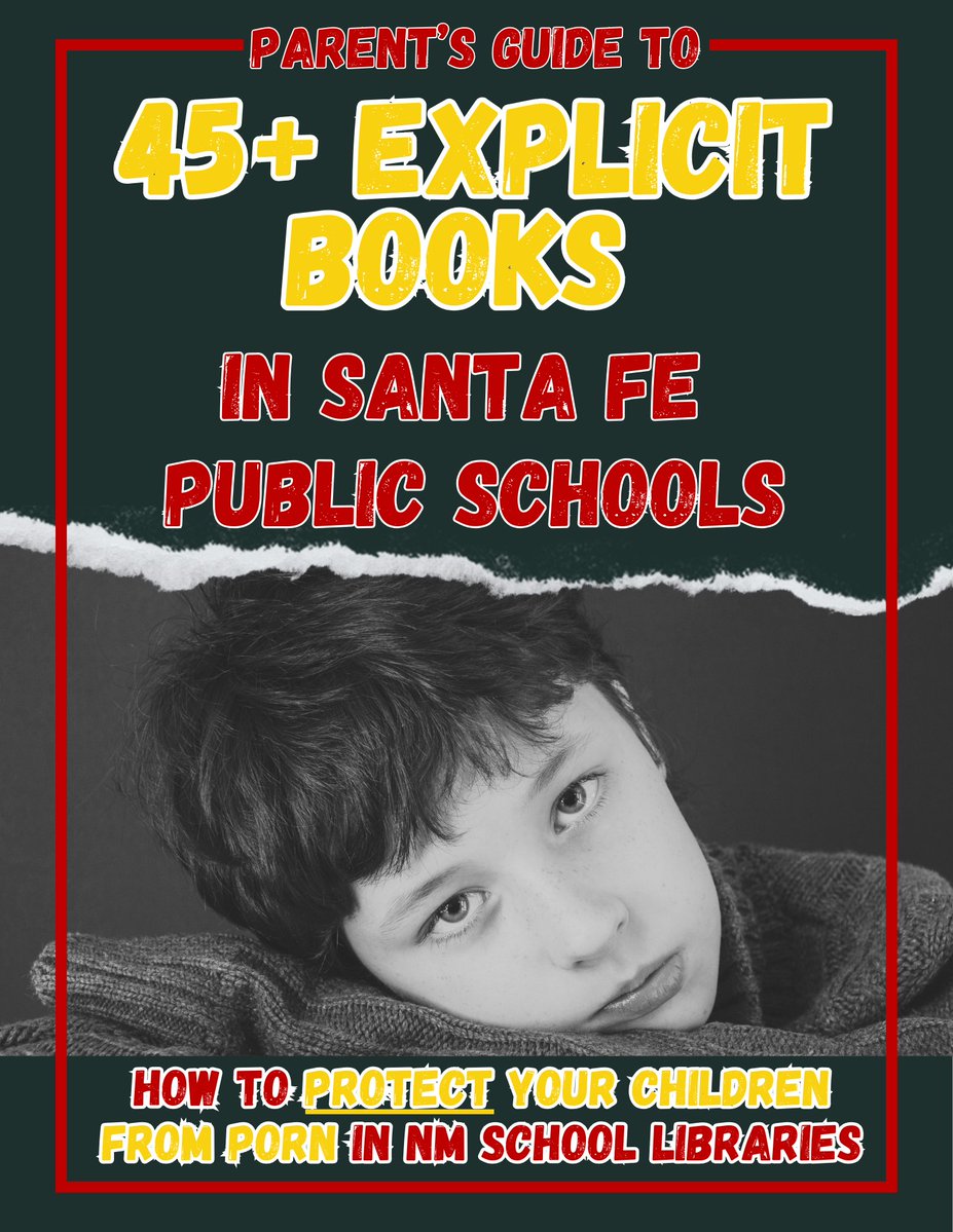 SarahSmithNM's tweet image. 🤯🤯🤯45+ EXPLICIT BOOKS IN SANTA FE PUBLIC SCHOOLS + "FREEDOM TO READ" PORN IN SCHOOLS LEGISLATION: Progressive legislators are trying to make it MORE DIFFICULT to remove age-inappropriate explicit content from schools. Although they don't want you to know about it, NM school…