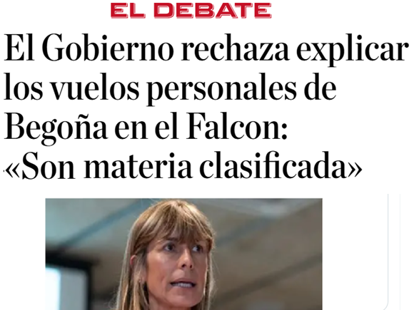 CCivicaCatalana's tweet image. El gobierno de Sánchez se acoge a una ley franquista del año 1968 para pasarse por el forro la transparencia y ocultar información sobre los vuelos de la Catedrática, pagados con los impuestos de todos.

Todo muy progresista.
