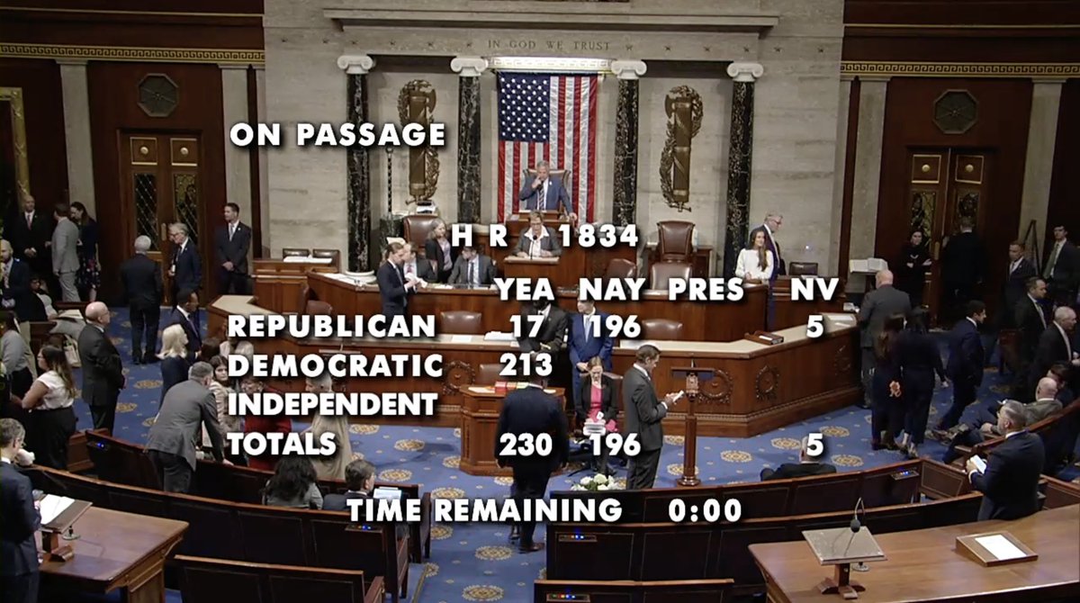 Tonight — thanks to all of YOU — House Democrats did something many thought impossible.

We forced the Republican-controlled House to vote on extending healthcare tax credits for working families.

And it PASSED.

The Senate must now do the same.