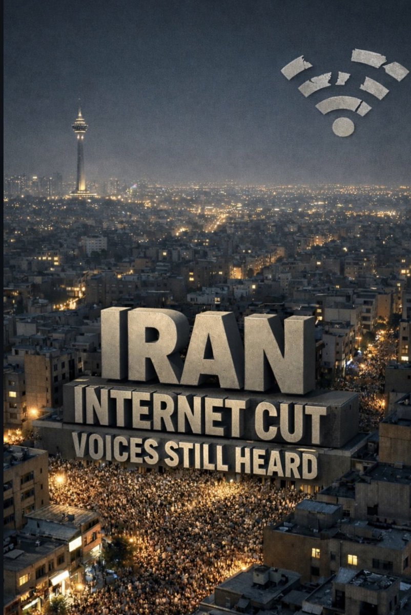 In 2019, The Islamic Republic shut down the internet for three days and killed over 1,500 innocent people.
Now, they've completely blacked out Iran's internet again to hide their brutal crackdown and mass killings during nationwide protests.
The people of Iran desperately need