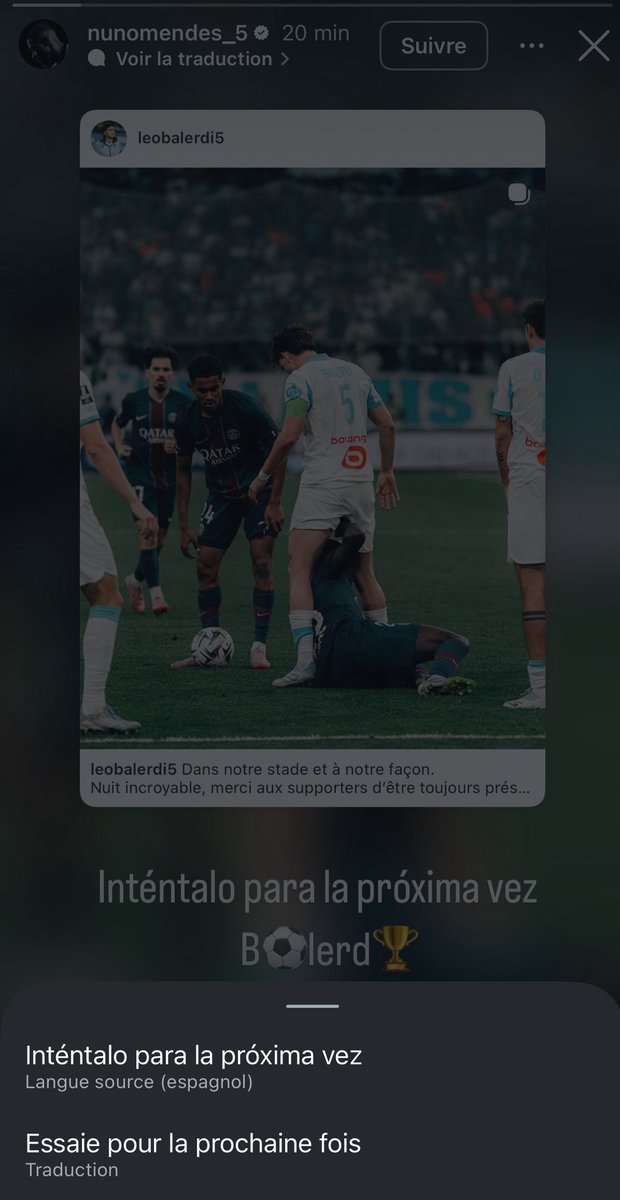 MediaParisien's tweet image. 🤣 Nuno Mendes est tellement le meilleur latéral gauche de l’histoire.