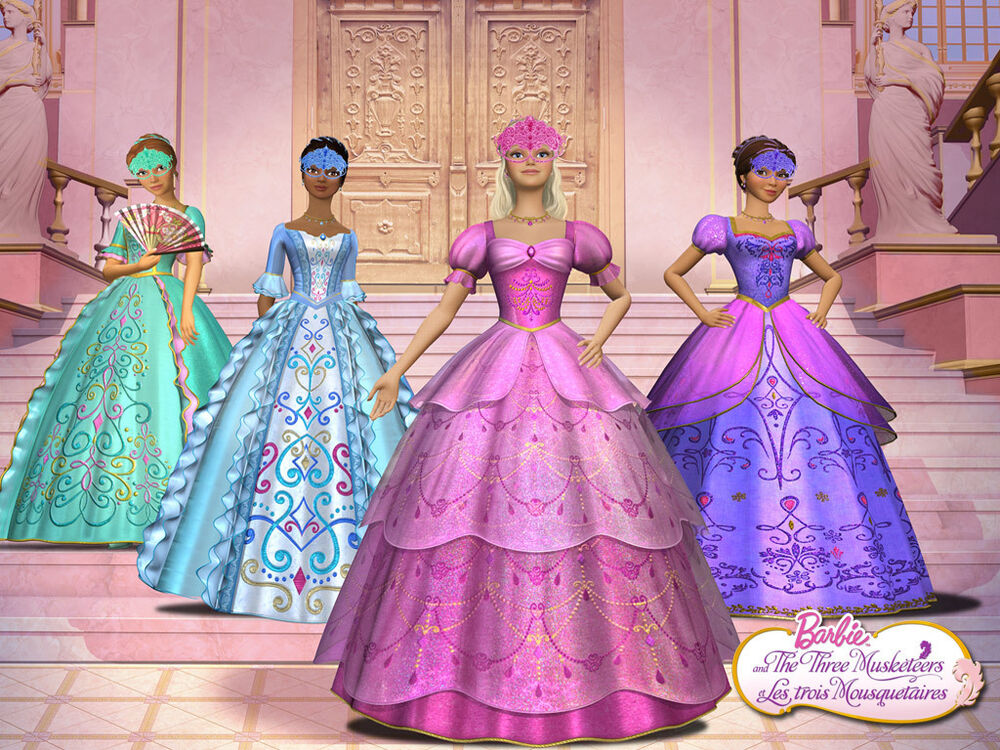 dollcinema's tweet image. barbie and the three musketeers (2009) - official still