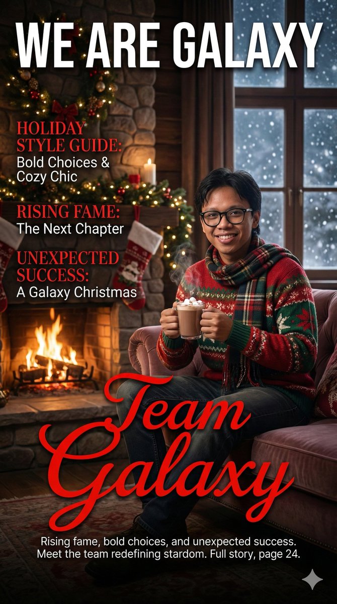 ditarediq's tweet image. It’s finally that time! 🎄 Merry christmas from Nano Banana di #GalaxyZFlip7 🎅 #WeAreGalaxyActivity #WAGMission #GalaxyZFlip7