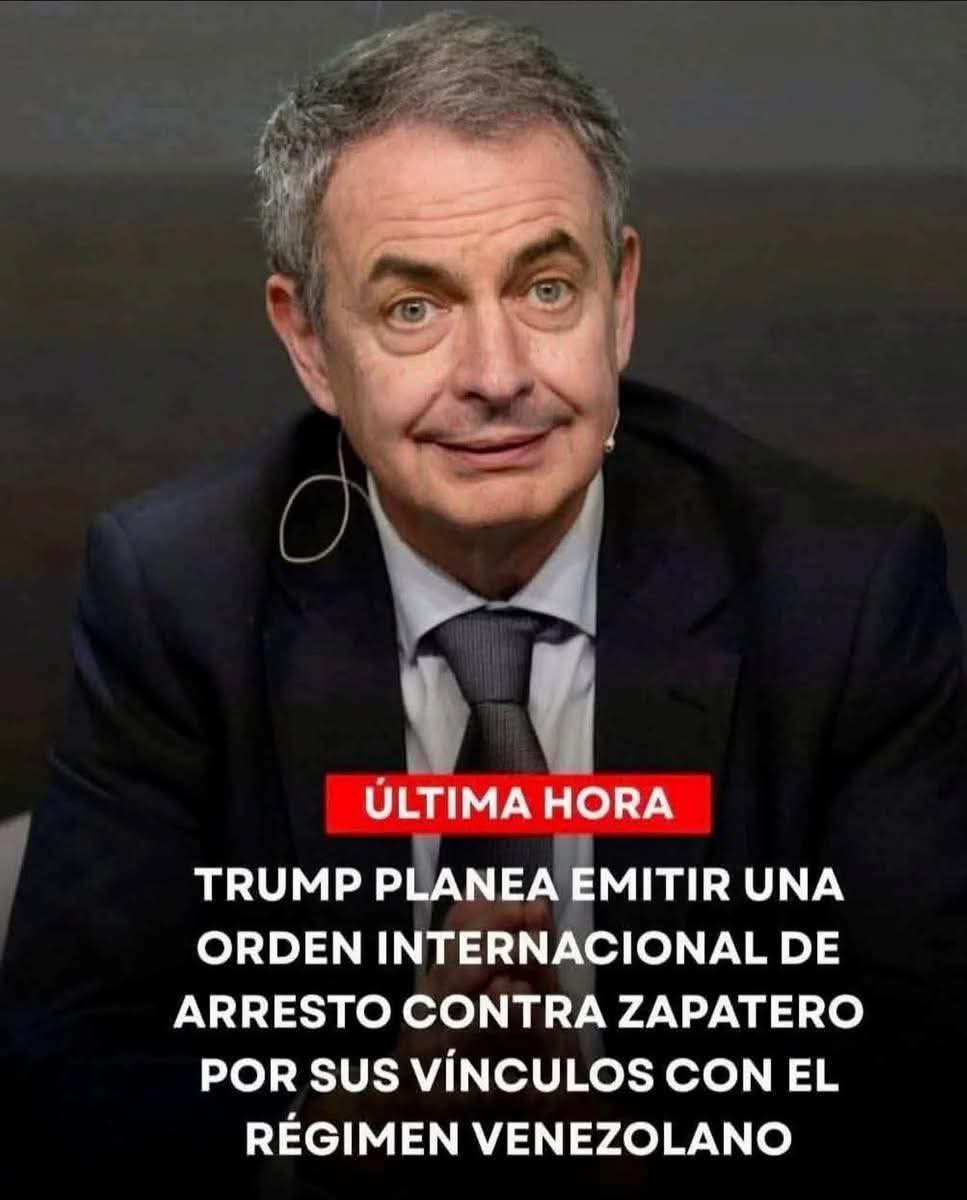 SamHM90's tweet image. ¿Cómo se pueden inventar estas cosas?
#Zapatero está más tranquilo ahora mismo que el propio Maduro. De hecho, no me extrañaría nada que ya esté sacando todos los "ahorros" que tiene y metiéndoselo en vena 💸
Donald Trump no tiene ni idea de quién es este tipo.
Sigan soñando.