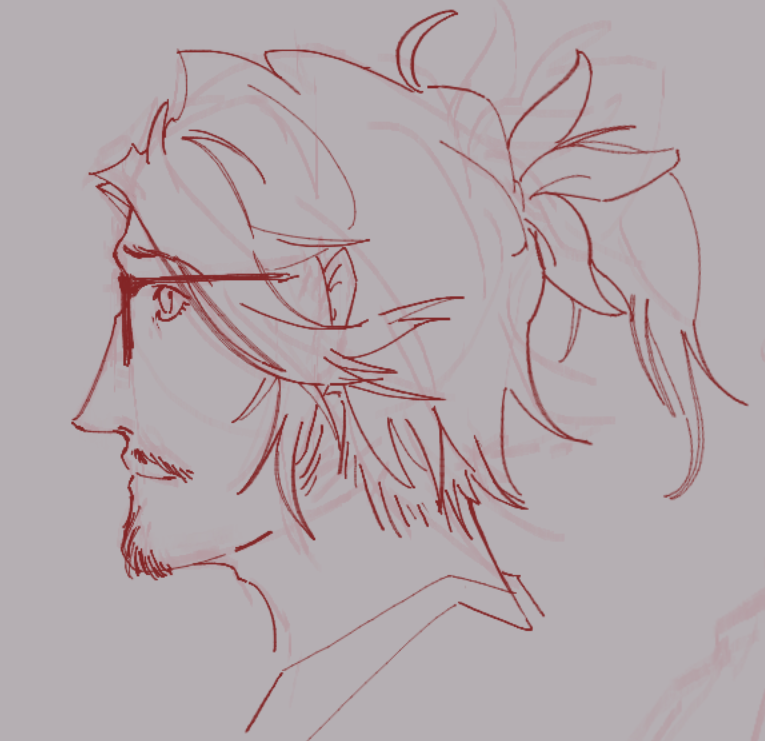 LlShig's tweet photo. That's anooother OC of mine, Hosuh's Son, Hikari. I wanted to show this sketch just because I think it's actually very interesting to see how I do the side face..

#sketchart #sketches #digitalart #DigitalArtist https://t.co/nXCceEQ1Lq