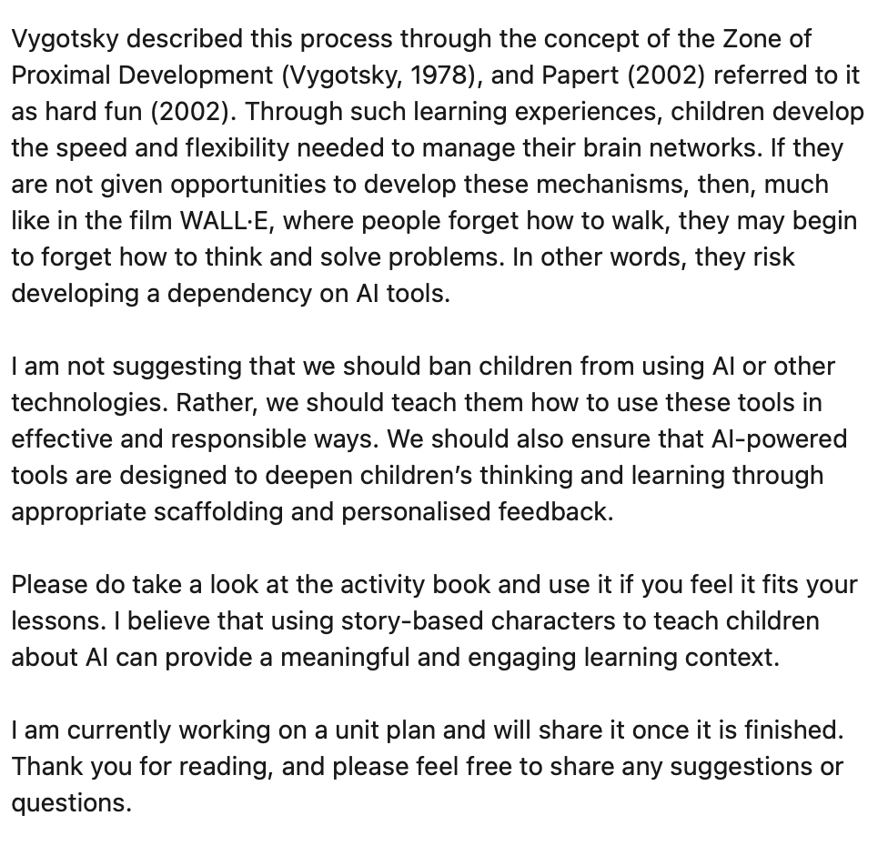 yallsop's tweet photo. You can download a free AI Activity book for children from: https://t.co/W1OJBhJAED 

#ArtificialIntelligence #AIinEducation #AILiteracy #EdTech #PrimaryEducation #PrimaryTeachers #TeacherResources #EducationResources #edutwitter #Teachers #Parents https://t.co/eLOgy0D6HD
