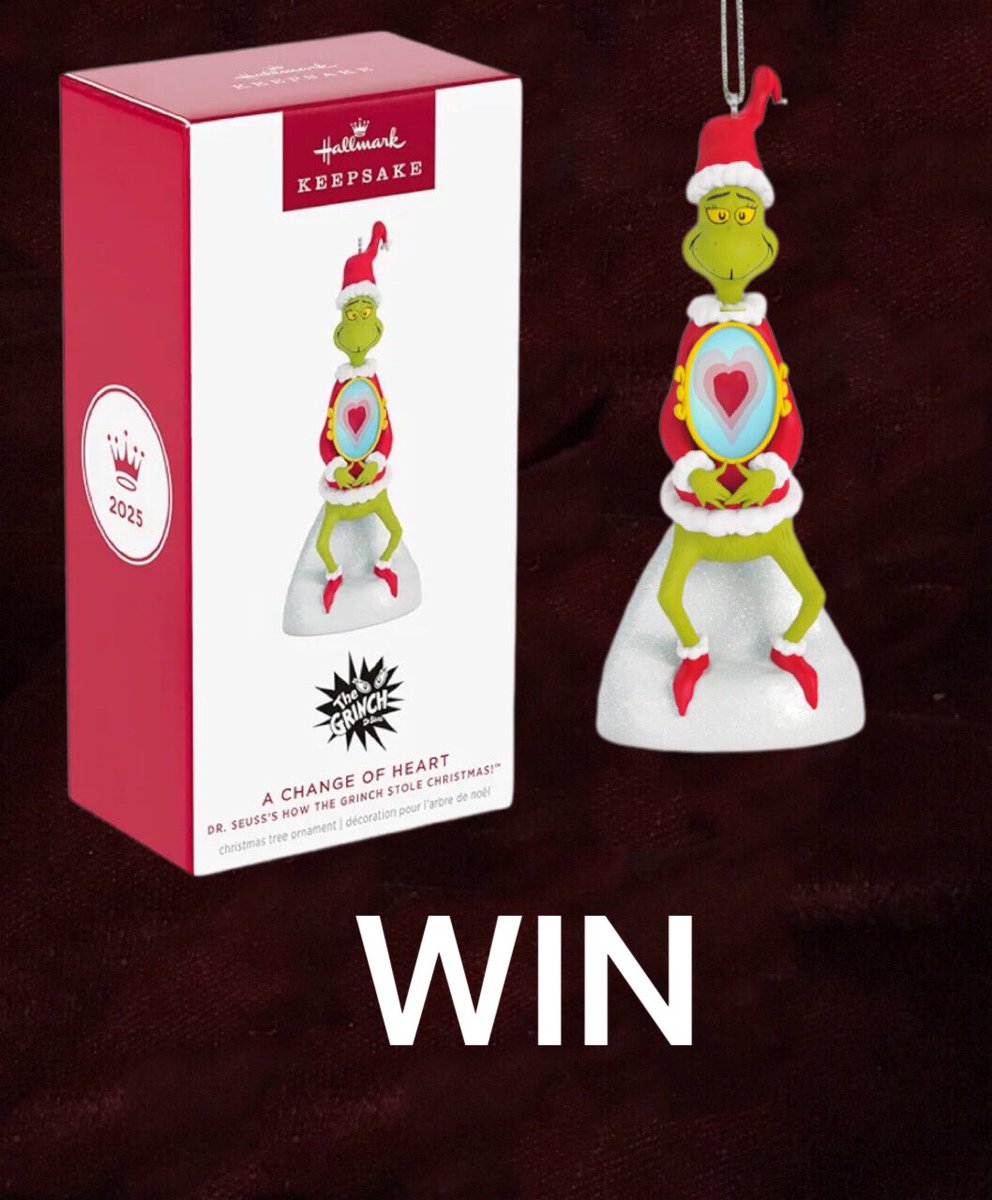 I am the grinch of #ValentinesDay I found this #Hallmark #Grinch Keepsake Hanging Ornament -  so it is this months second prize . to make sure it arrives in time #Competition open wwide c/d 1 feb 26 11.59gmt. #win #winitwednesday #freebiefriday