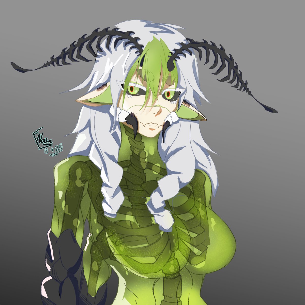 nijhofnova's tweet image. #JunipArt Goopy