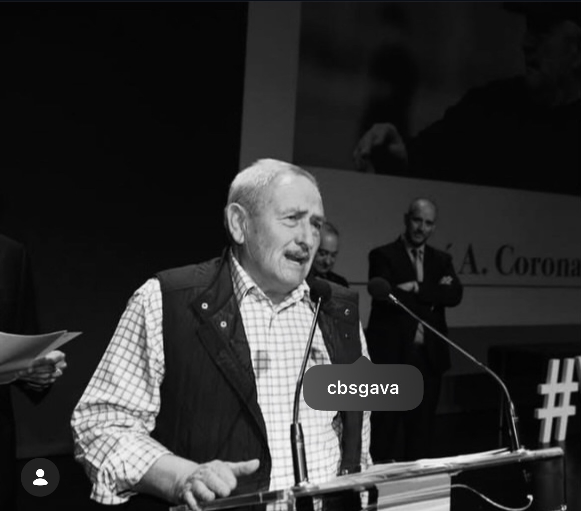 Hoy estamos de luto, acompañamos en sentimiento a la familia de quien fue jugador insignia de nuestro club, persona ejemplar y excelente amigo el señor José Corona Noguera “Pepe”..! Nuestro más sentido abrazo y mucha fuerza de parte del CBS Gava.