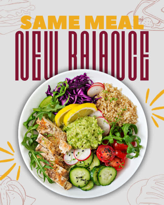 doing_diabetes's tweet photo. Dinner plate remix 🎨
Same meal → New balance 💙

What's one swap that works for you?

#DoingDiabetesYourWay #HealthyEating https://t.co/7hWClxS6Cu