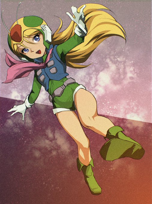 #懐かしアニメ
ザンボット3より恵子さん! 