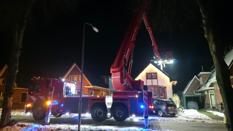 Brandweer naar schoorsteenbrand Nieuw-Buinen