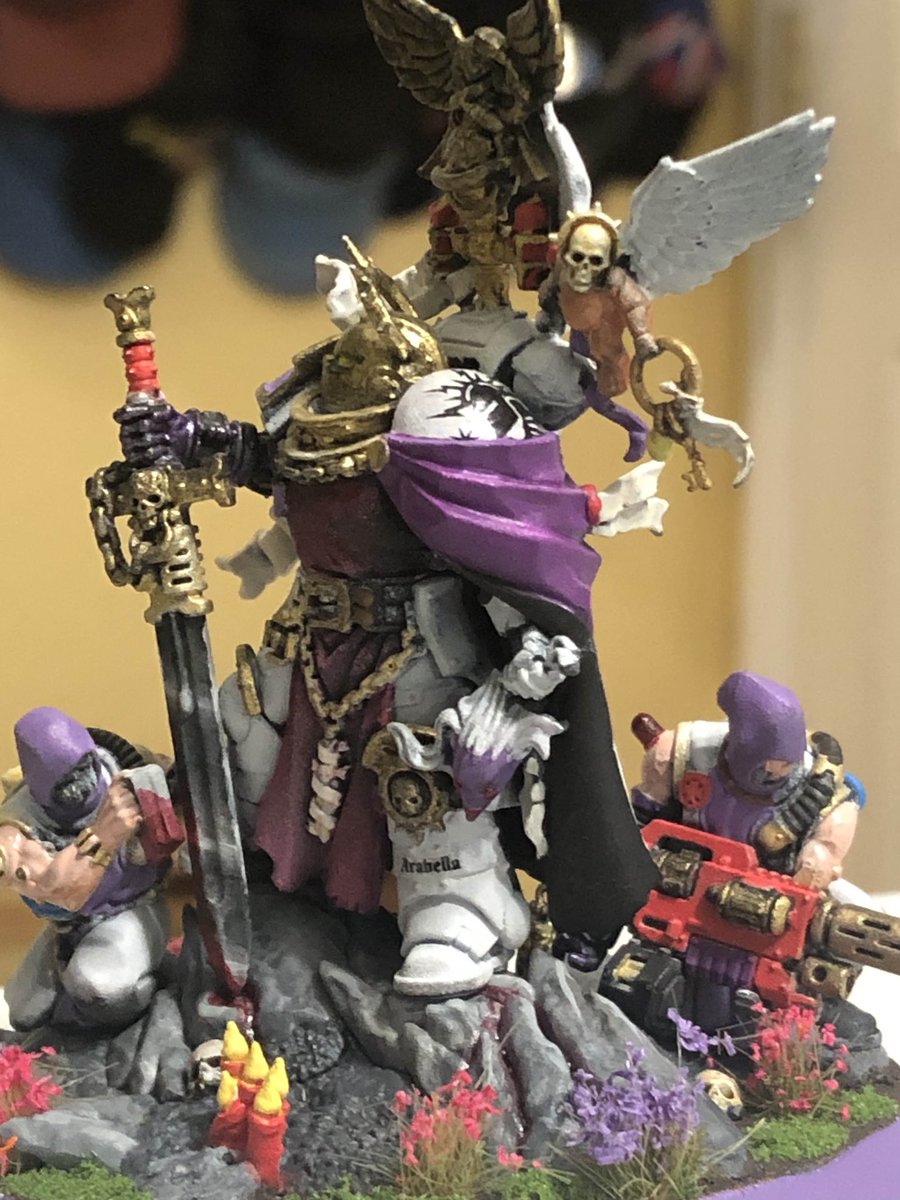 ReubenGarcia17's tweet photo. Haven’t posted in a while, so why not? Here’s some photos for a painting competition I took part in. Did some kitbashing and had a lot of fun painting. https://t.co/ain19Br7Lh