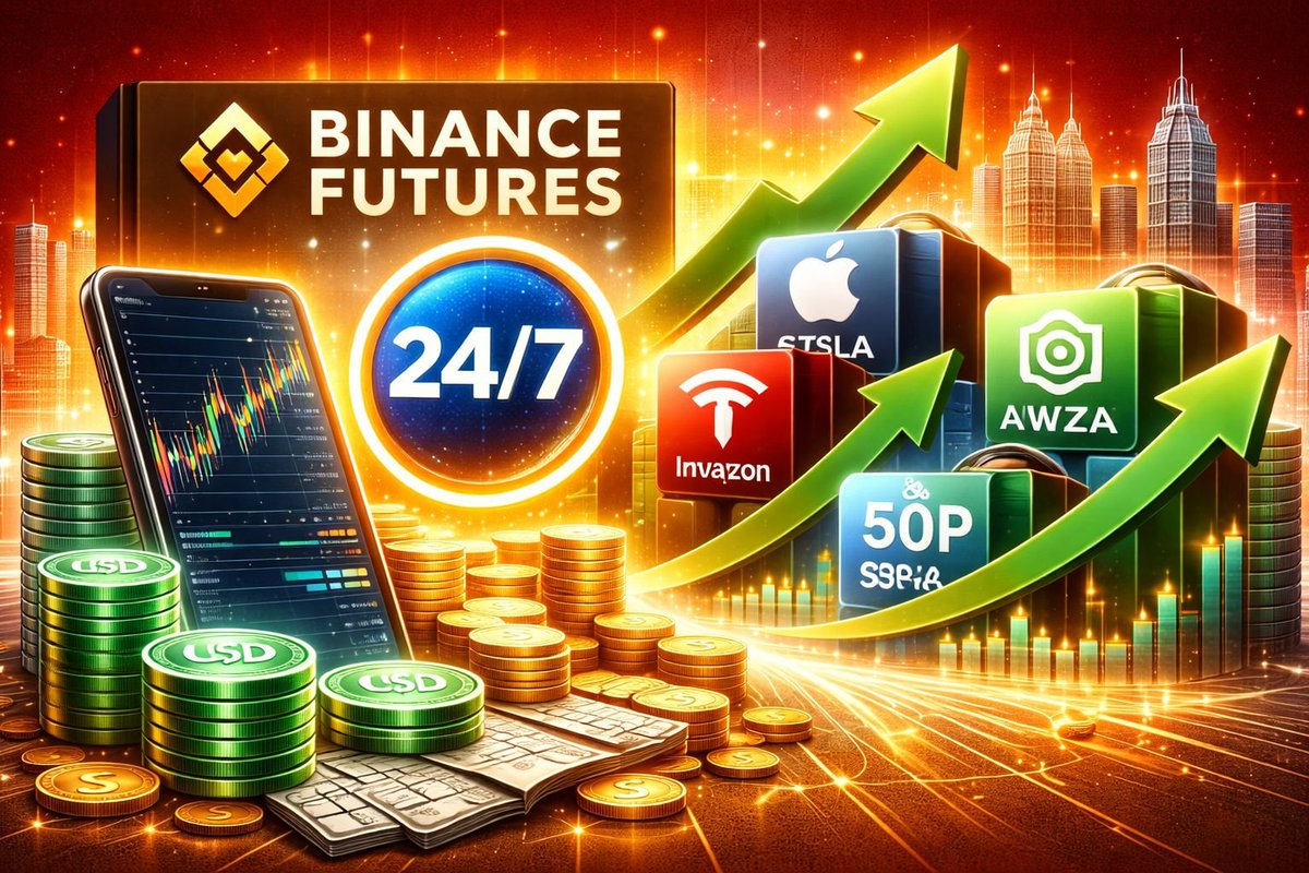 BINANCE FUTURES LAUNCHES TRADFI PERPETUAL CONTRACTS FOR STOCKS AND INDICES  Binance Futures has introduced TradFi perpetual contracts, allowing users  to gain 24/7 exposure to stocks and equity indices through USDT-settled  perpetuals. The