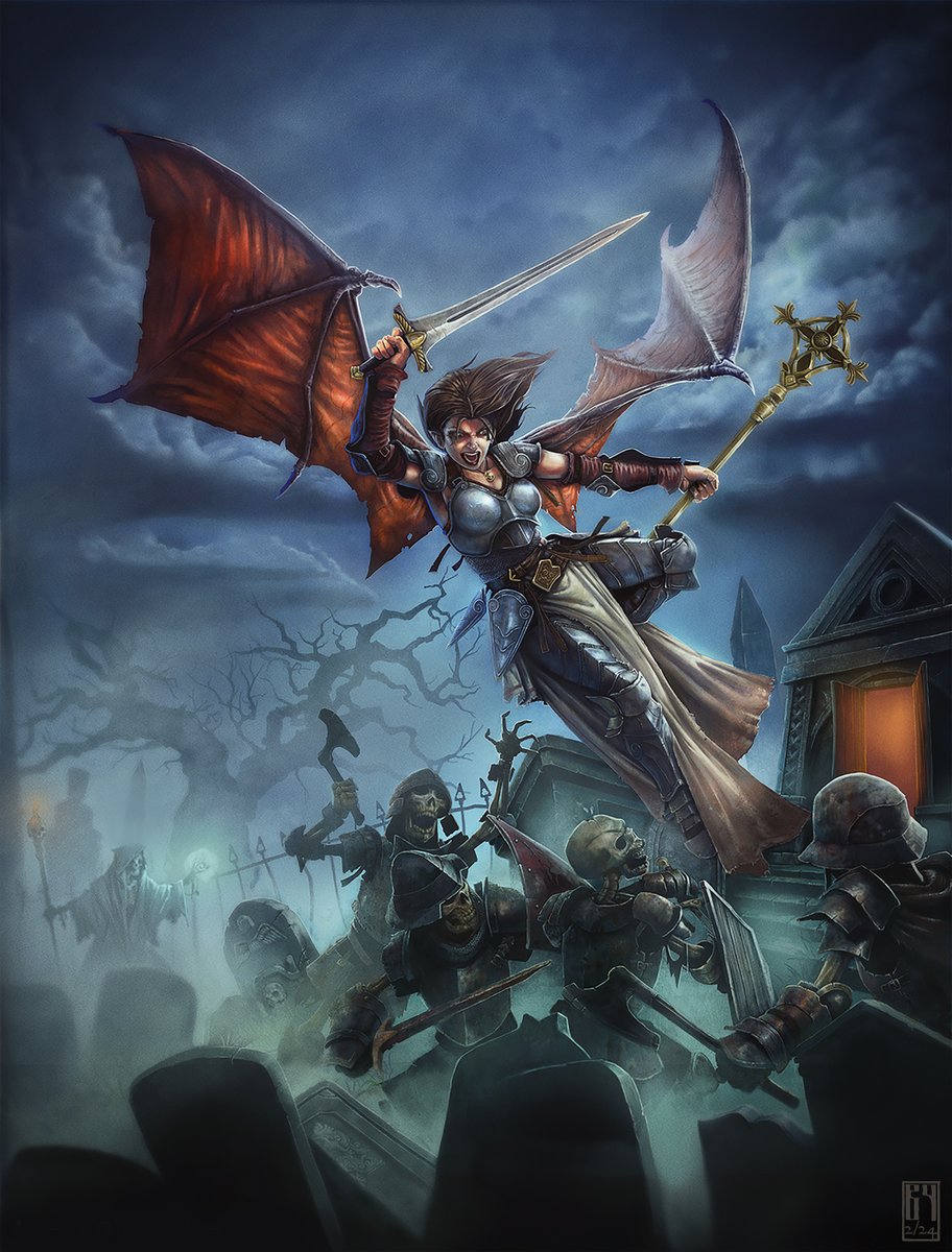 Askren's tweet photo. Hey everyone. With the new year here, I'd love to arrange some new work projects! Cover art, interiors, characters, monsters, etc.

Gallery @ https://t.co/zT76ah3HOb
Email BrianPodellArt@gmail.com 

And share this if you can! It helps a lot. Thank you! https://t.co/2zAUURzBUF