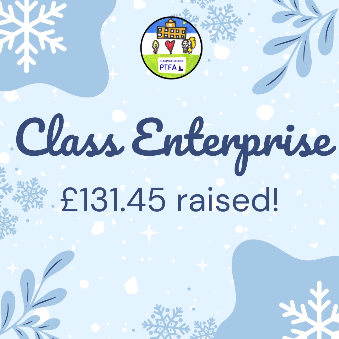 The children’s enterprise project collectively raised £131.45 🙌 
Well done entrepreneurs!