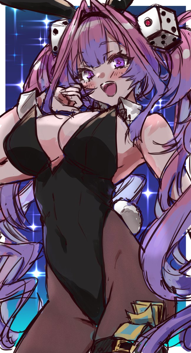 「雑バニーヴィヴィ」|大空照Ｐ🏴‍☠️🦖skeb募集中のイラスト