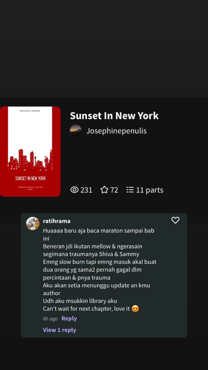 wattpad.com/story/40587868… - yang mau baca gaskeun ini