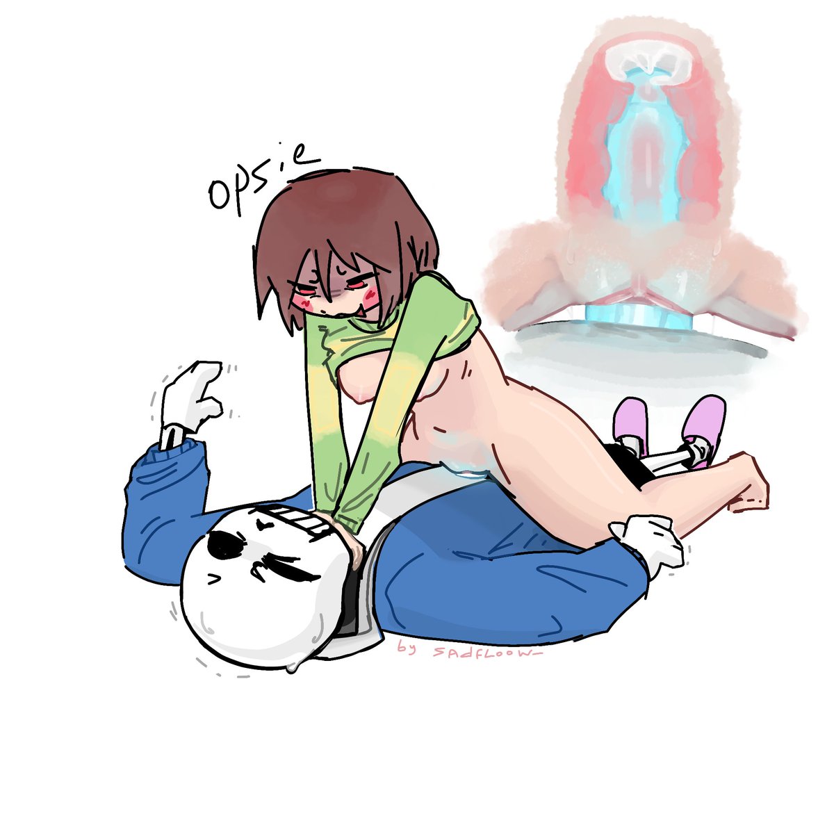Sadflooww's tweet photo. NSFW! Sans X Chara

one of my older works.
(he doesn't even have a throat, don't even question it xDD)

#Sans #Chara #chans #smut #NSFW #porn https://t.co/4ZVDjGEGfZ