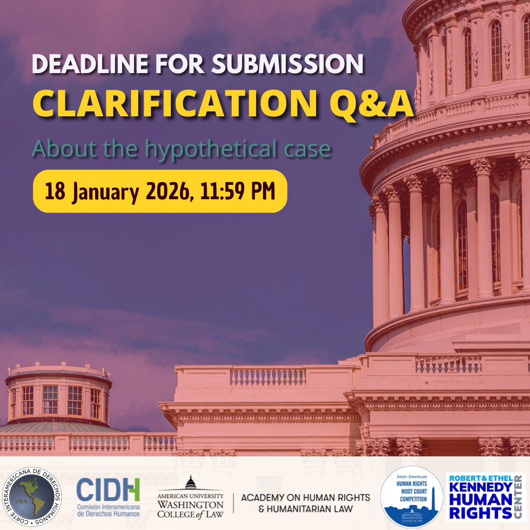 🚨 Attention Teams! 🚨
 Clarifying questions for the IAMOOT 2026 Hypothetical Case are due Jan 18, 2026 at 11:59 PM EST ⏰
This is your chance to get answers directly from the case authors 📘✍️
 Don’t miss it! ❗
See you in May 2026 🍀
 #IAMOOT2026