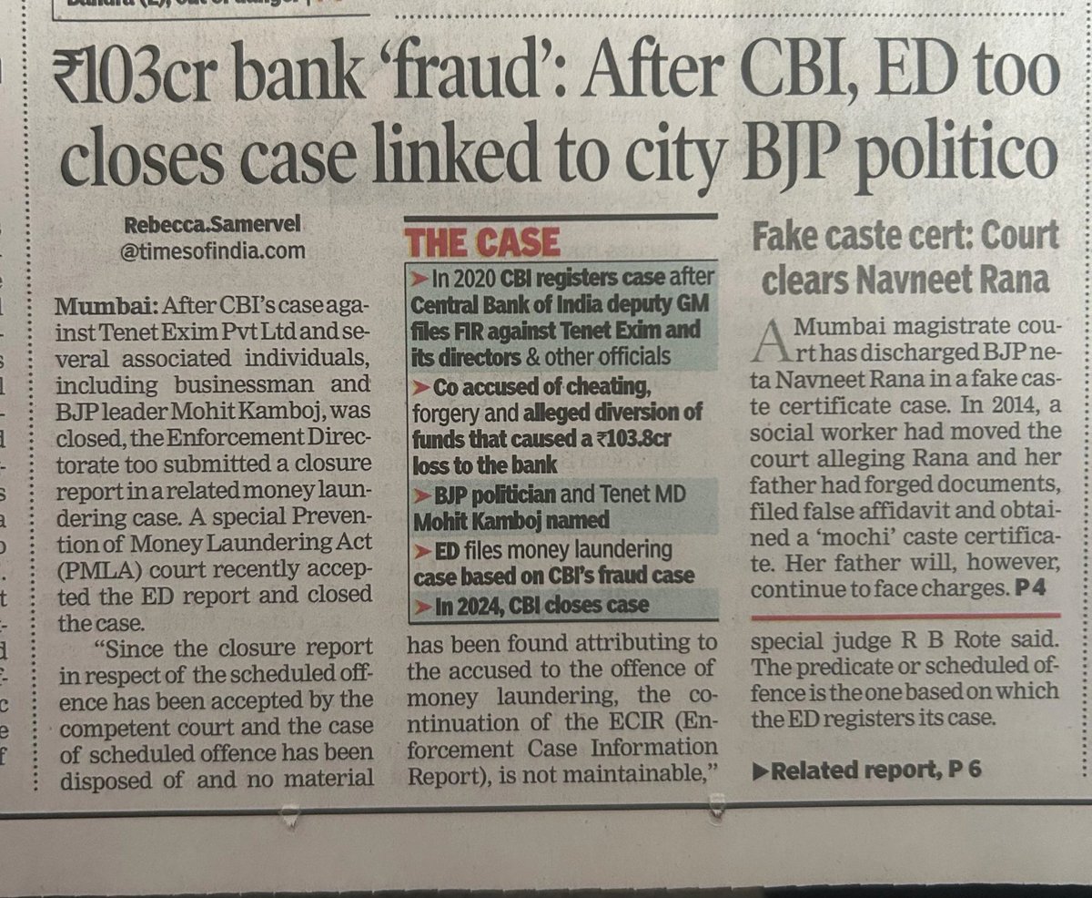 venkat_fin9's tweet photo. ₹103 CRORES looted, and cases conveniently CLOSED. THIS is how governments openly rob income-tax payers and protect the rich, powerful, and politically connected. What punishment did these culprits get?

Jail? NO
Recovery of money? NO
Lifetime ban? NO

But miss ₹200 in tax and @IncomeTaxIndia will hunt you down like a criminal, notices, penalties, harassment, sleepless nights. For the honest middle class: zero mercy.

For crooks stealing hundreds of crores: clean chits and closed files. This isn’t governance. This isn’t justice. This is legalized looting of taxpayers to fund corruption and protect elites. And then they ask why people lose faith in the system.