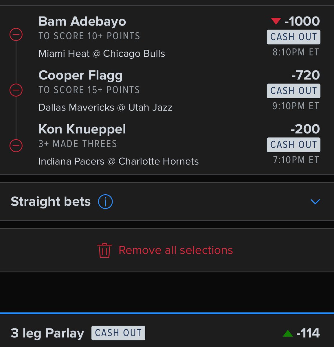 GregoryTremble's tweet photo. NBA Ladder Challenge Day 2 🪜🏀
$10➡️$19.06✅
$19.06➡️$35.82🫡
Day 2 is on FanDuel.
Check out my bet on FanDuel Sportsbook!
https://t.co/xfyIYpRSxd
#Gambling𝕏 #NBALadderChallenge #NBA #GamblingX https://t.co/UPi1zCGbF5