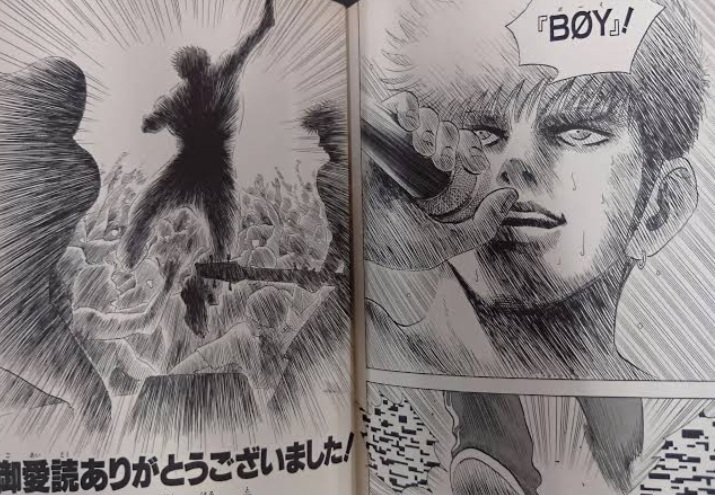 senazarupnoy's tweet image. BØYという漫画のすごいところは｢氷室 真志｣や｢布袋中（学校）｣等のワードや逆立てたキャラクターの髪型等でBOØWYへのリスペクトを漫画タイトルの伏線として常に匂わせをしていて、最終回ラスト3コマで実は曲のタイトルだったという伏線を唐突に回収してくるところ（ネタバレした方が見ますよね）。