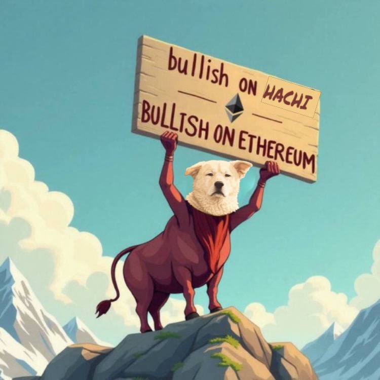 Bullish on $ETH
Bullish on $HACHI