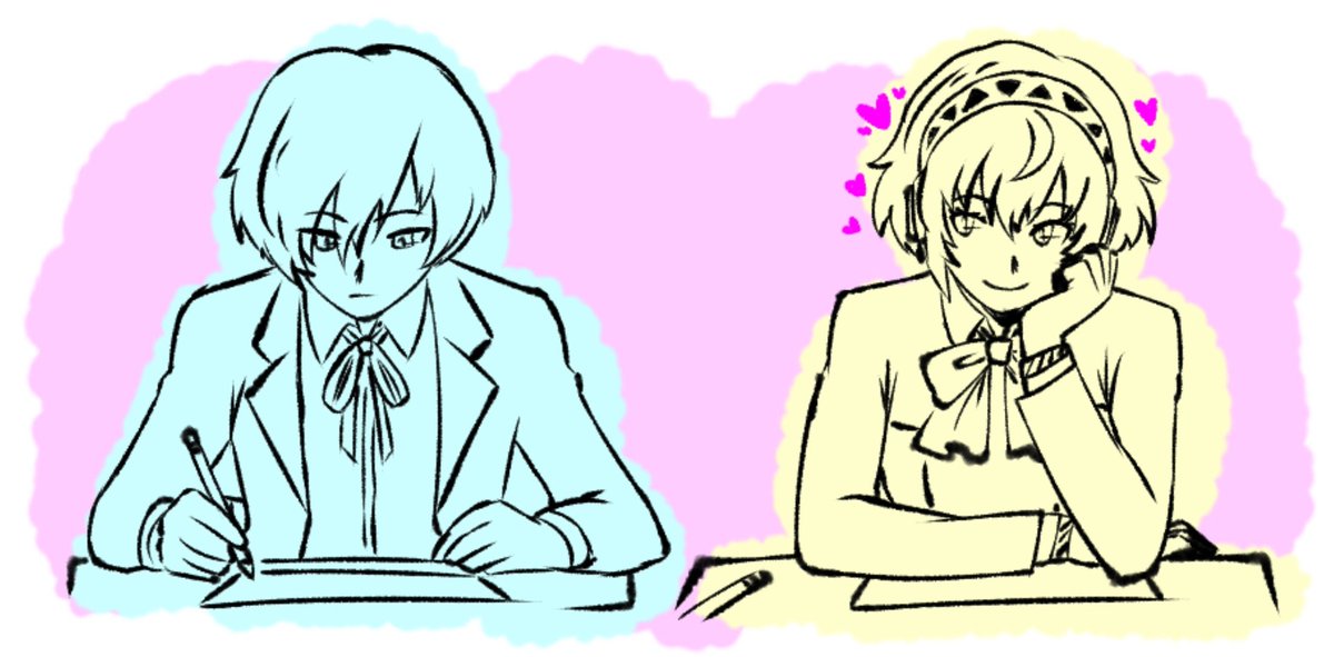 CaptainDizzyDX's tweet image. hey aigis why cant u pay attention in class? idk