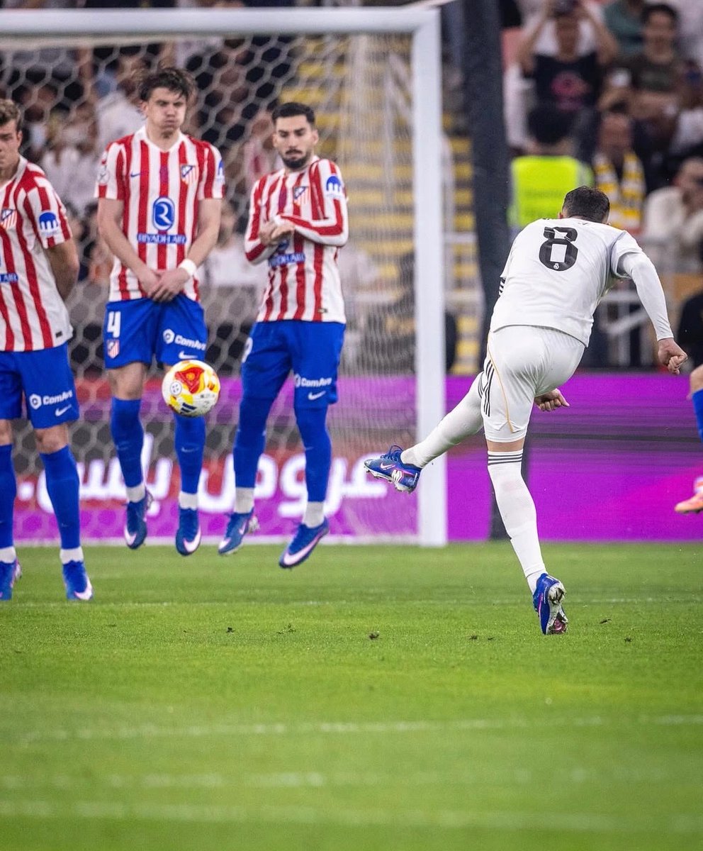 MadridXtra's tweet image. 🚨 Fede Valverde’s shot vs Atlético Madrid reached 108 km/h. @MovistarFutbol 🚀