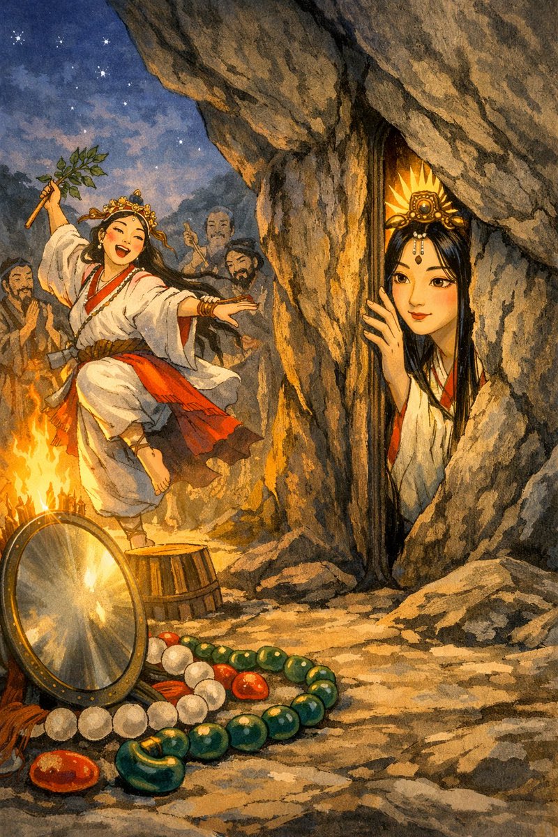 おはようございまうんす。 人工知能に描いてもらった、お祭り騒ぎが気