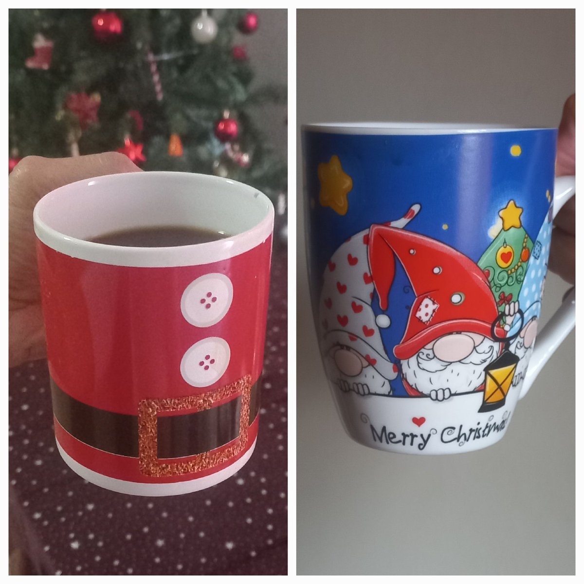 yolucecita's tweet photo. Día de #TBT mis Xseros. Aqui esperando la llegada del Niño Dios. Del cumpleañero. Nuevo look. Decorando las mesas para la cena. Aja. Si yo las decoré y estrenando mis tazas navideñas. Día hermoso. Compartiendo en familia #TBThursday #24DeDic #Navidad #Decoracion #Hallaca
☃️❄️🎅 https://t.co/lgyEixvRdf