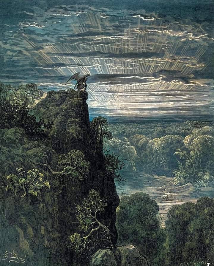archaeologyart's tweet image. Paradise Lost, 1873, by Gustave Doré