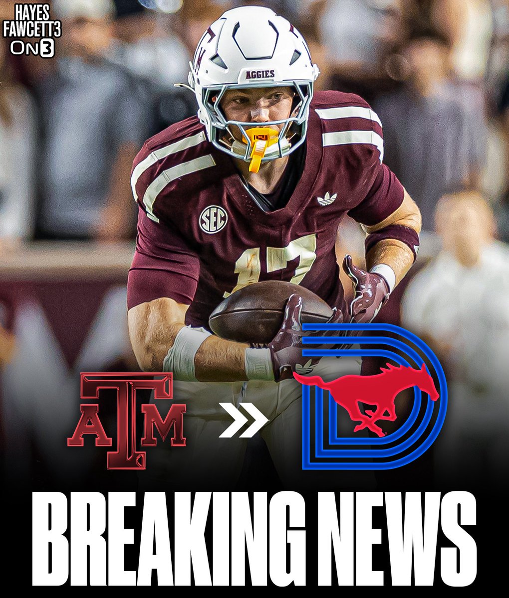 Hayesfawcett3's tweet photo. BREAKING: Texas A&amp;M transfer TE Theo Melin Ohrstrom has Committed to SMU, he tells @on3

He totaled 352 yards and 3 TDs in his time with the Aggies

https://t.co/RlUbB6Fk7q https://t.co/sYJsfYzlSk